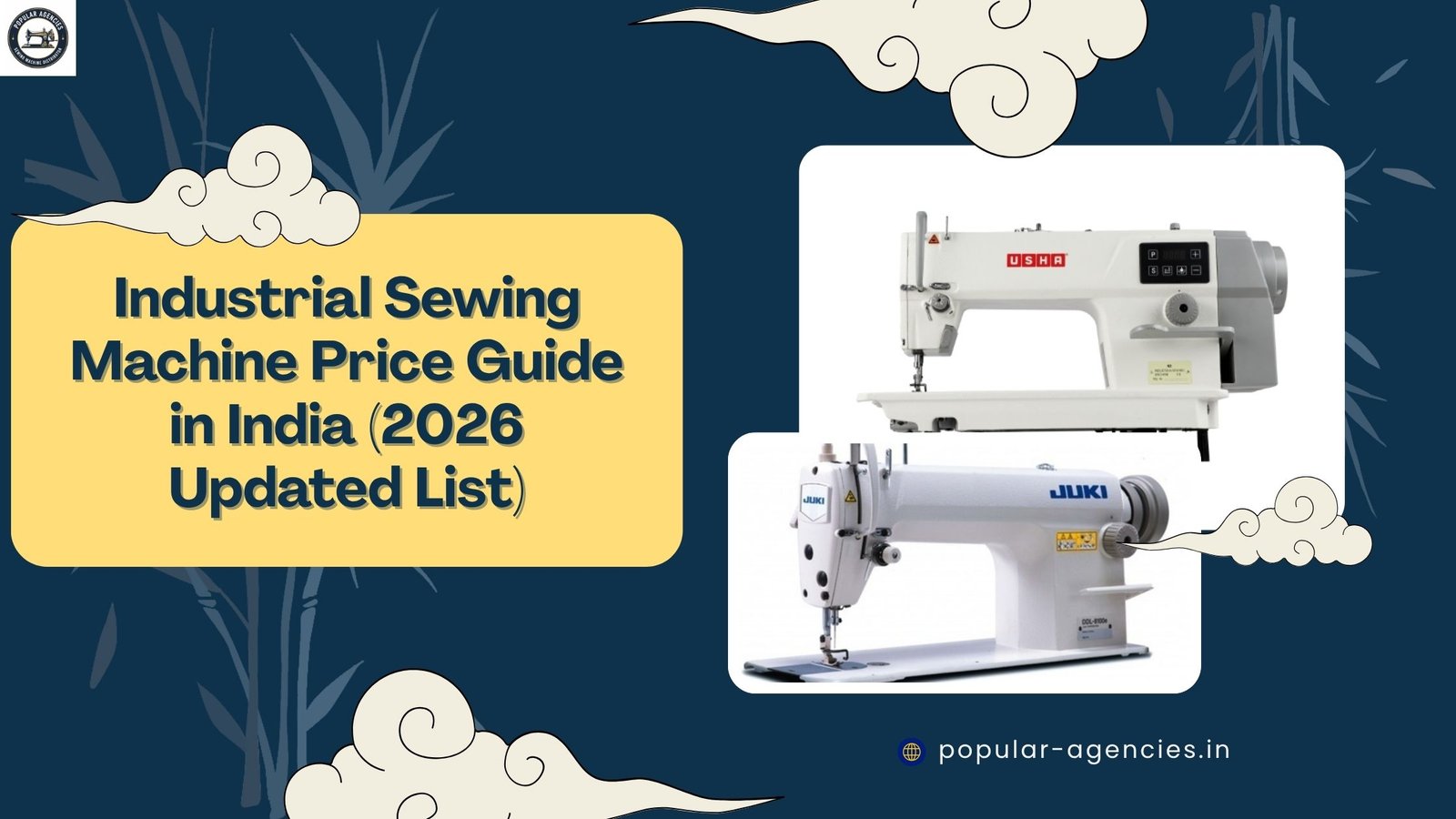 Explore industrial sewing machine prices in India with a complete 2026 guide covering overlock, lockstitch, and direct drive machines.