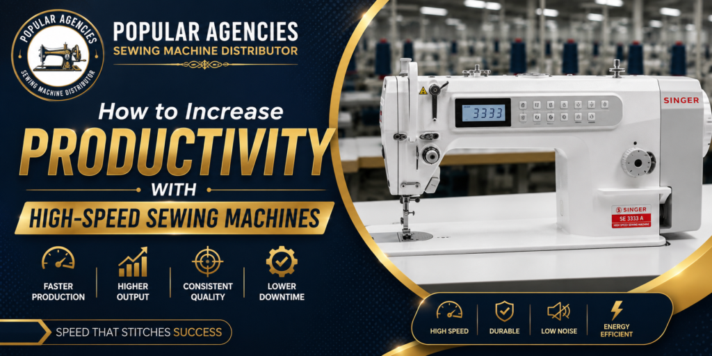 High-Speed Industrial Sewing Machine improving garment production efficiency