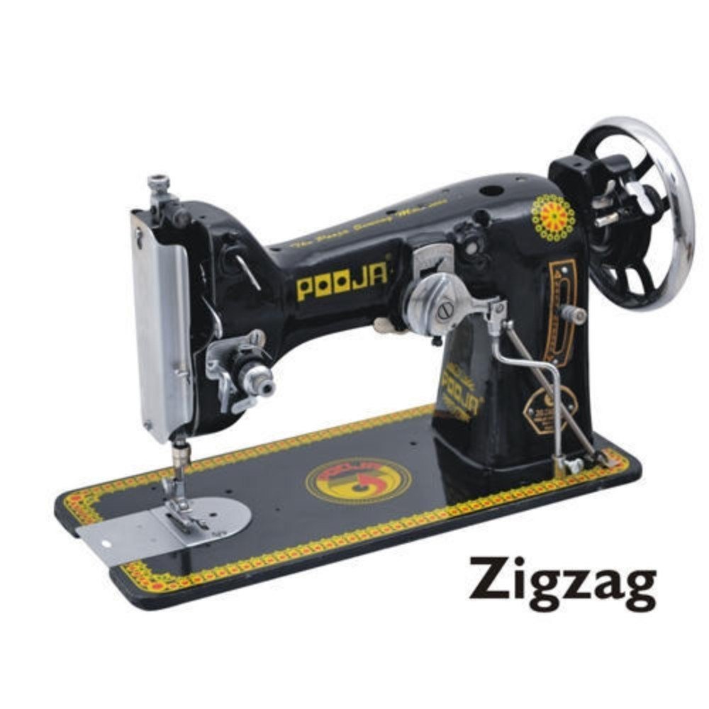 Pooja Zig Zag Sewing Machine Pooja 130K Zig Zag Sewing Machine