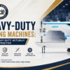 Heavy-duty JACK industrial sewing machine blog banner explaining what heavy-duty sewing machines mean in practice with Popular Agencies branding.