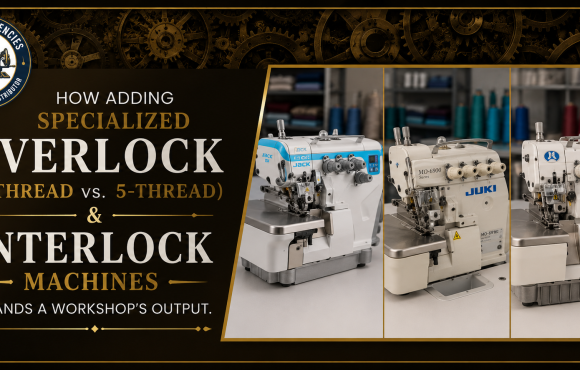 How Adding Specialized Overlock (4-Thread vs. 5-Thread) and Interlock Machines Expands a Workshop's Output