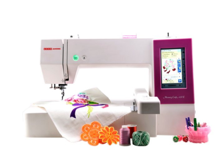 Usha Janome Memory Craft 450E Embroidery Machine 1